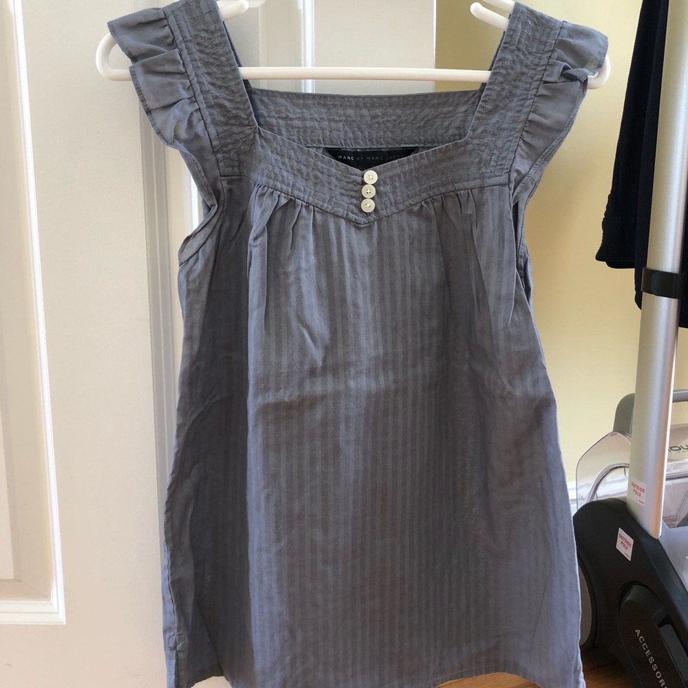Marc by Marc Jacobs Ruffle Sleeve Top